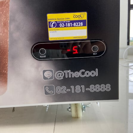 ตู้แช่แข็ง THE COOL รุ่น SNOWY ALIGHT150 ความจุ 50 ขวด 5.4 คิว สีดำ/ขาว_8